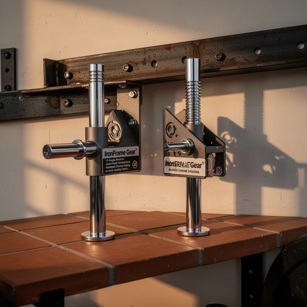 IronFrame Structural Steel Modular Storage Peg Pair